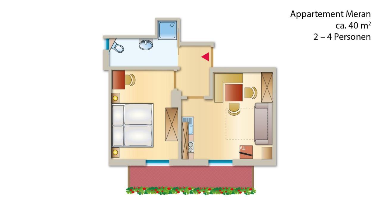 Apartament Haus Sonnegg Marlengo Zewnętrze zdjęcie